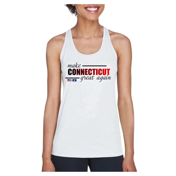 Make Connecticut Great Again Women's Racerback Tank