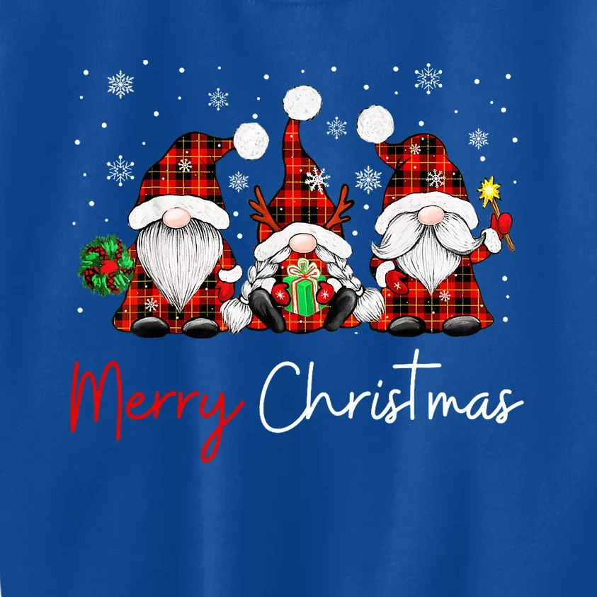 Merry Christmas Gnome Family Matching Pjs Christmas Gnome Kids Sweatshirt