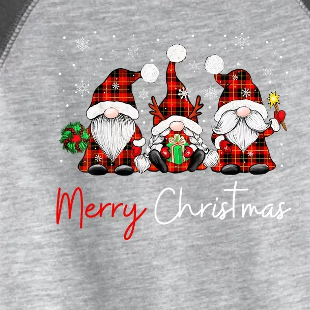 Merry Christmas Gnome Family Matching Pjs Christmas Gnome Toddler Fine Jersey T-Shirt