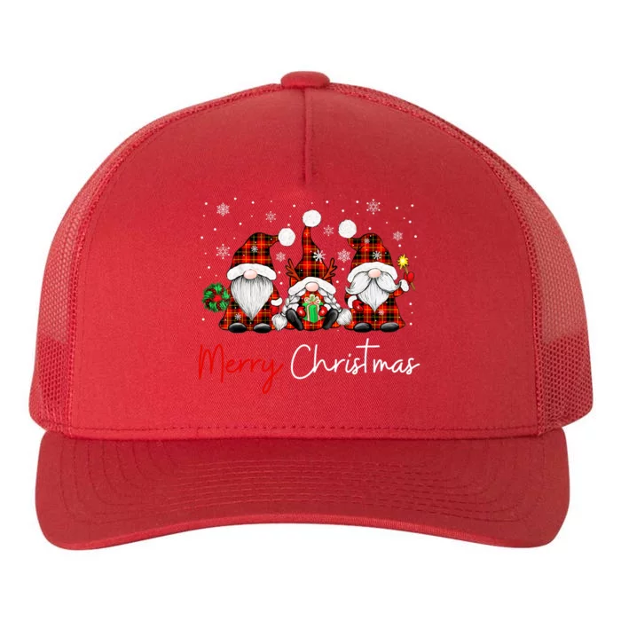 Merry Christmas Gnome Family Matching Pjs Christmas Gnome Yupoong Adult 5-Panel Trucker Hat