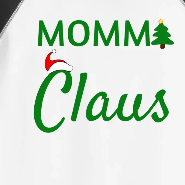 Momma Claus Gift Daddy Claus Baby Claus Mama Claus Pajamas Gift Toddler Fine Jersey T-Shirt