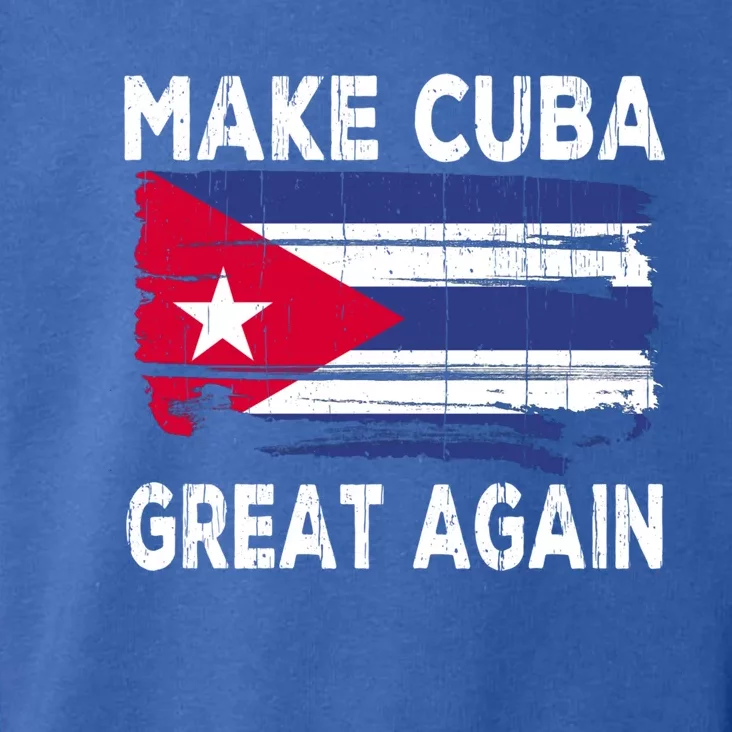 Make Cuba Great Again Cuba Flag Cuban Cuba Funny Gift Toddler Hoodie