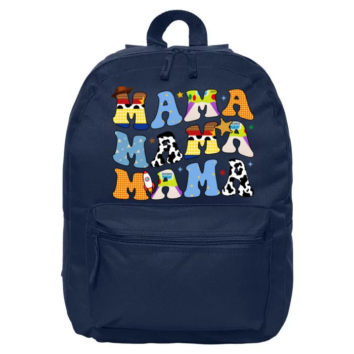 Mama Cow Girl Print Cute 16 in Basic Backpack