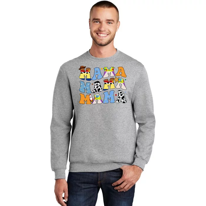 Mama Cow Girl Print Cute Sweatshirt