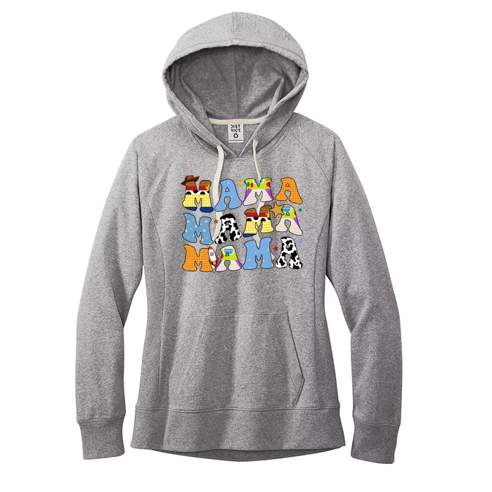 Mama Cow Girl Print Cute Women's Fleece Hoodie