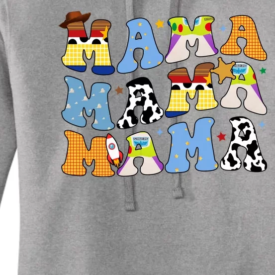 Mama Cow Girl Print Cute Women's Pullover Hoodie