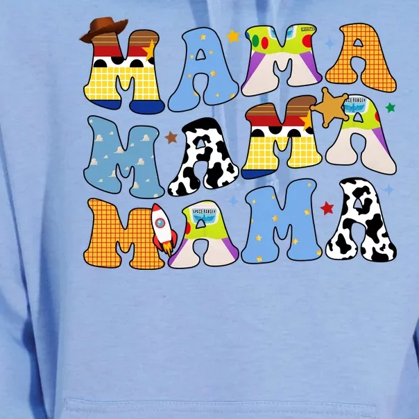 Mama Cow Girl Print Cute Unisex Surf Hoodie