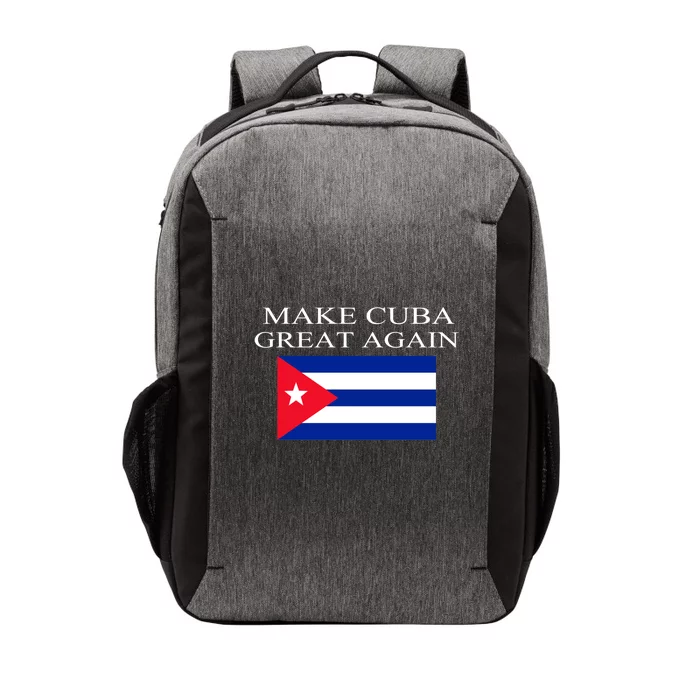 Make Cuba Great Again Cuba Flag Gift Vector Backpack