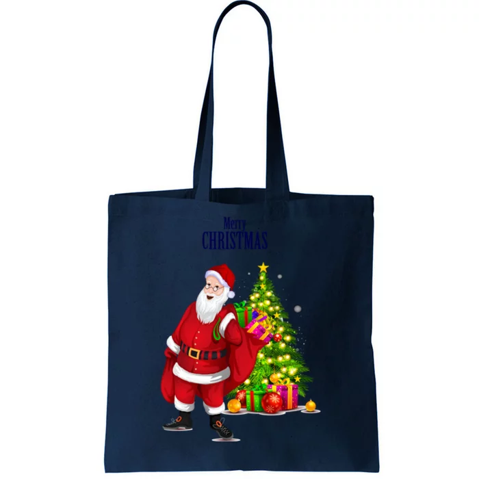 Merry Christmas Gift Santa Christmas Day Tote Bag