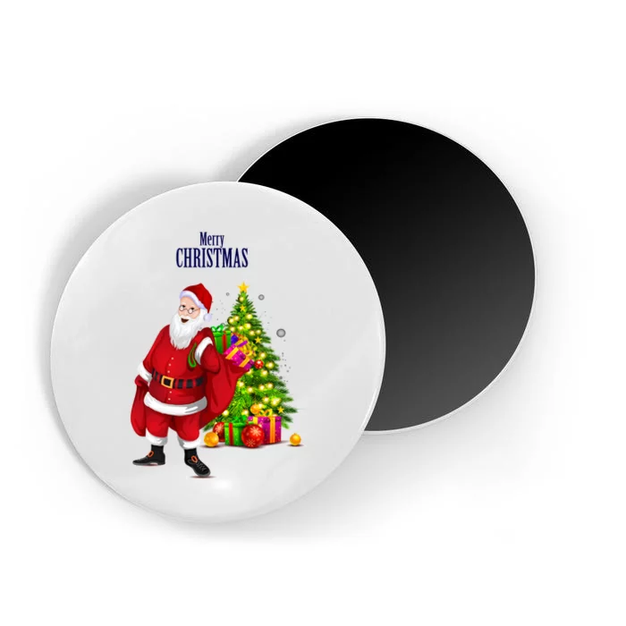 Merry Christmas Gift Santa Christmas Day Magnet