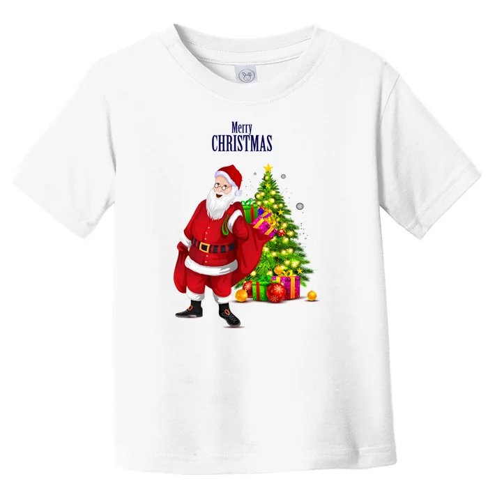 Merry Christmas Gift Santa Christmas Day Toddler T-Shirt