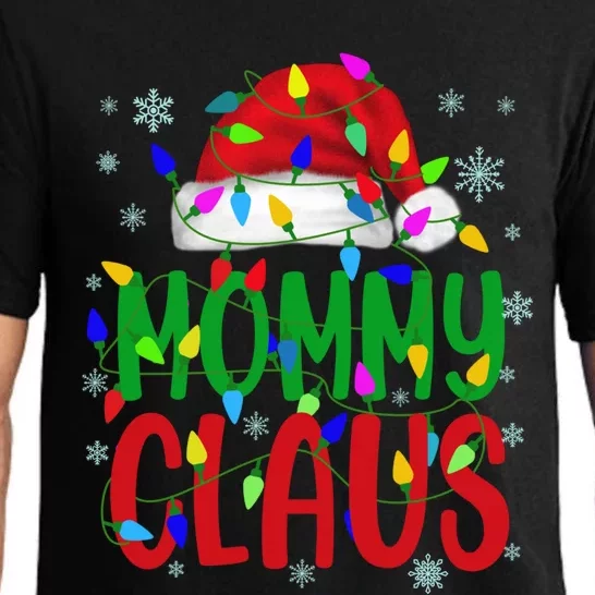 Mommy Claus Gift Christmas Lights Pajama Matching Family Great Gift Pajama Set