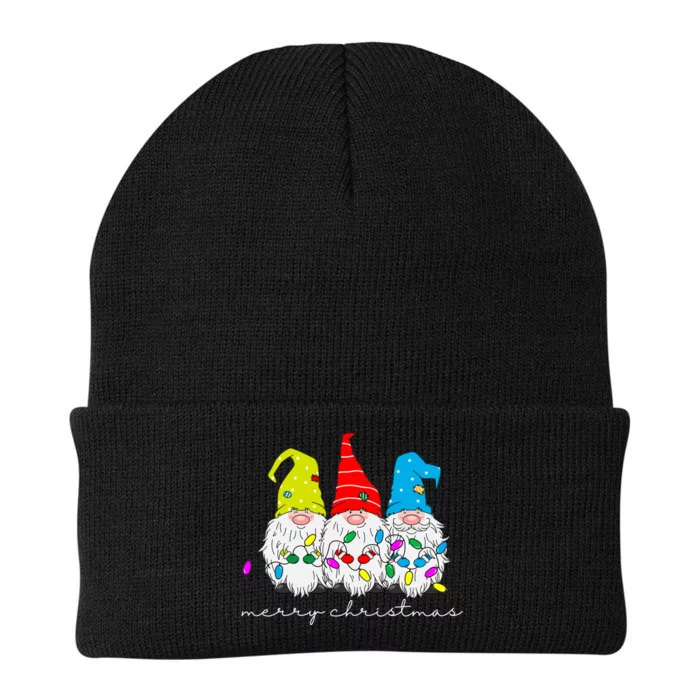 Merry Christmas Gnome Knit Cap Winter Beanie