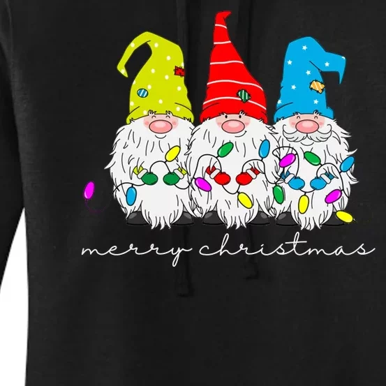 Merry Christmas Gnome Women's Pullover Hoodie