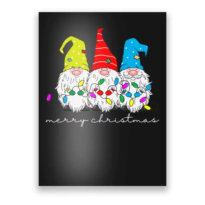 Merry Christmas Gnome Poster