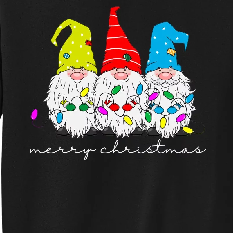 Merry Christmas Gnome Tall Sweatshirt