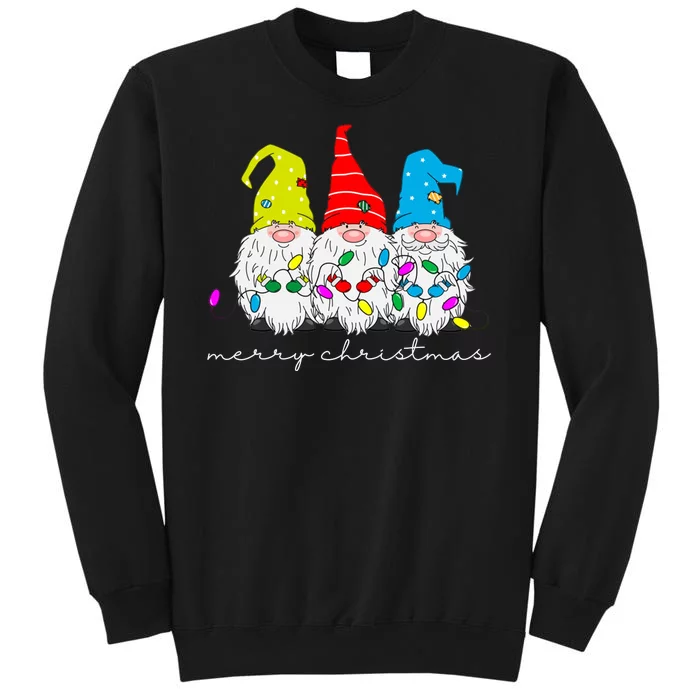 Merry Christmas Gnome Tall Sweatshirt