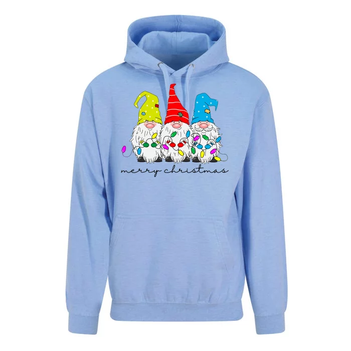 Merry Christmas Gnome Unisex Surf Hoodie