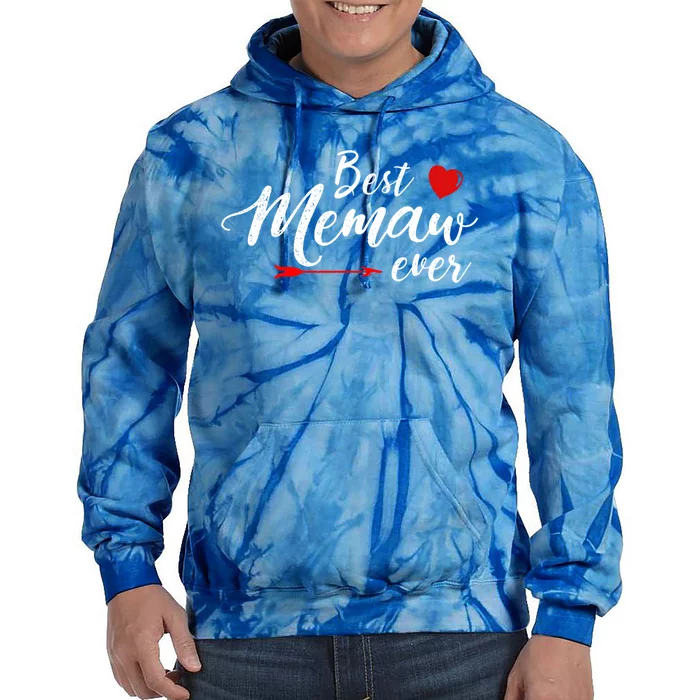 Memaw Cute Gift Tie Dye Hoodie