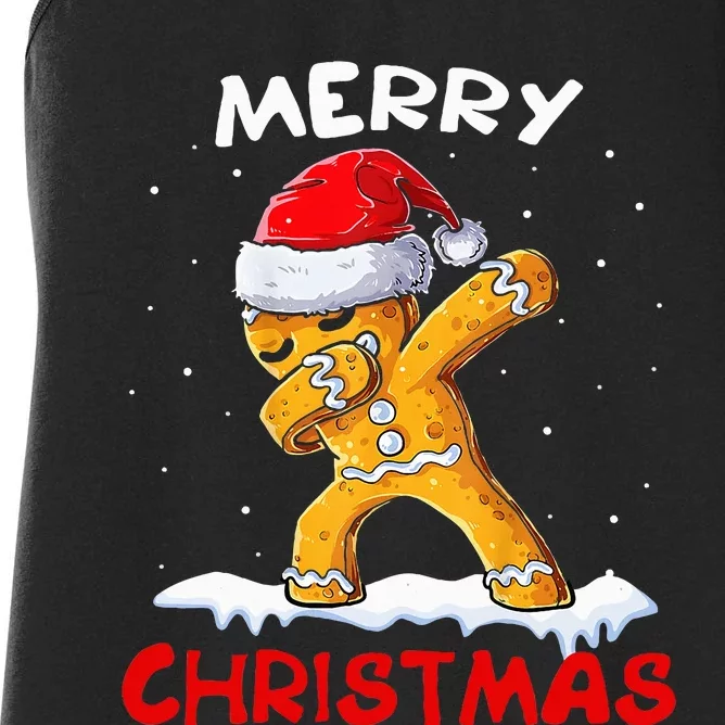 Merry Christmas Gingerbread Xmas Christmas Cookie Bakers Women's Racerback Tank