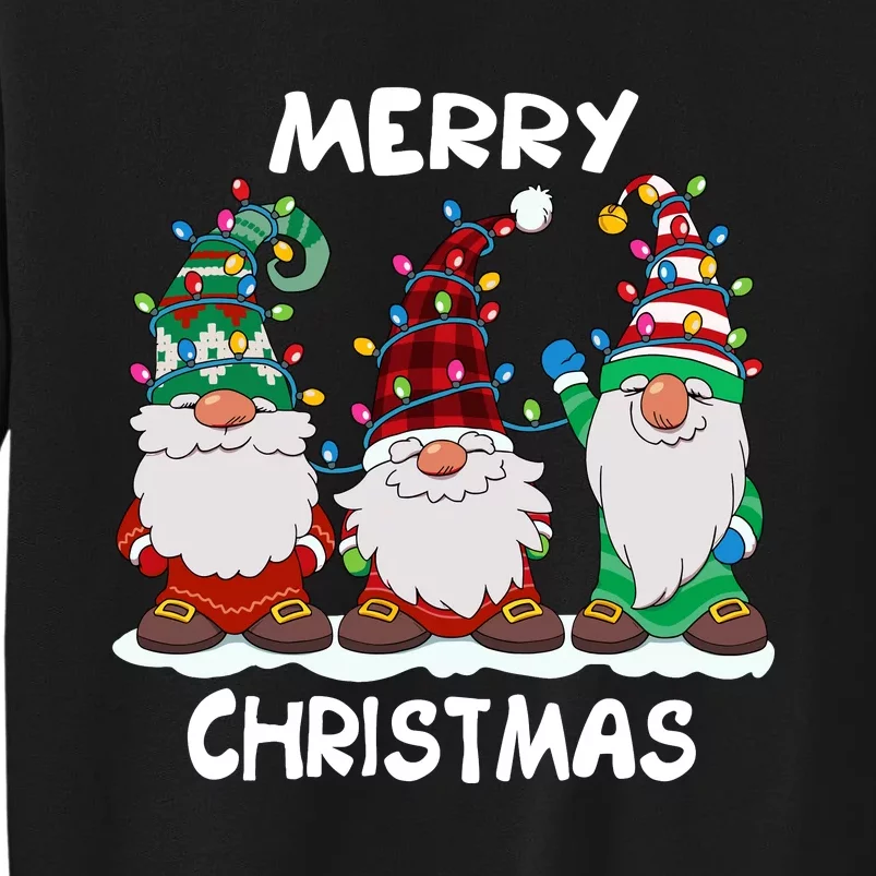 Merry Christmas Gnomes Xmas Family Tall Sweatshirt