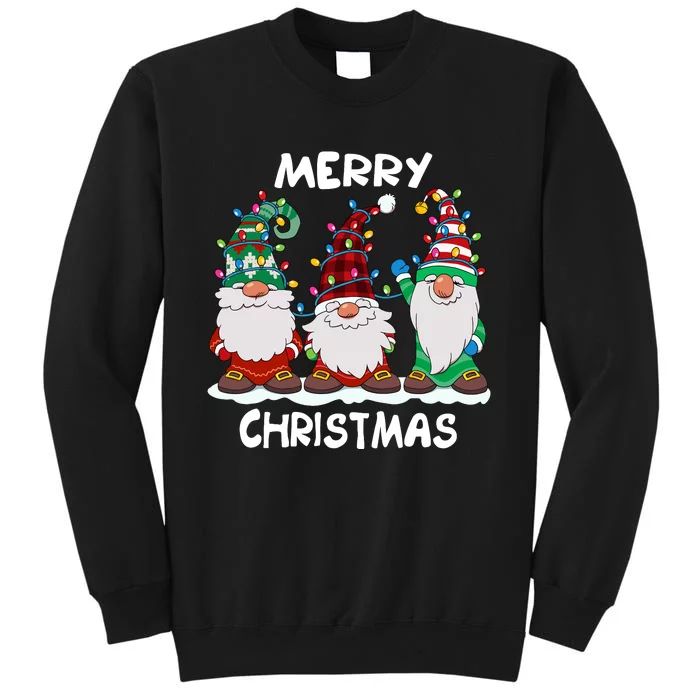 Merry Christmas Gnomes Xmas Family Tall Sweatshirt