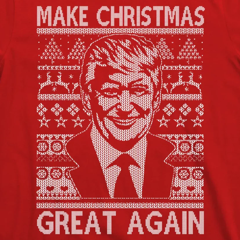 Make Christmas Great Again Funny Trump Ugly T-Shirt