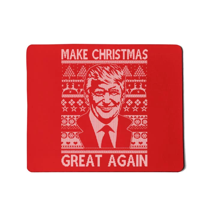 Make Christmas Great Again Funny Trump Ugly Mousepad