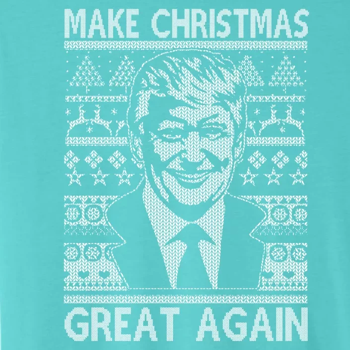 Make Christmas Great Again Funny Trump Ugly ChromaSoft Performance T-Shirt