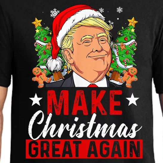 Make Christmas Great Again Funny Trump Ugly Christmas Sweate Pajama Set