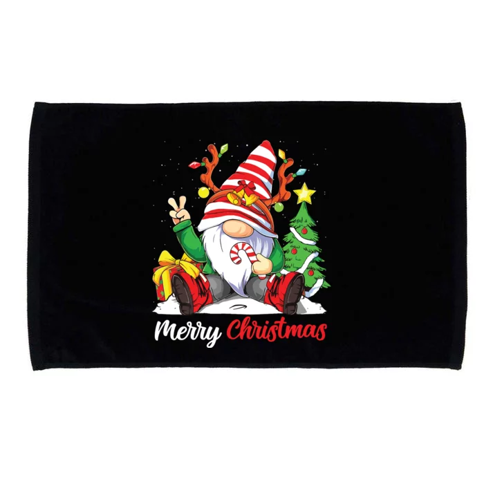 Merry Christmas Gnome Family Christmas Shirts For Women Microfiber Hand Towel