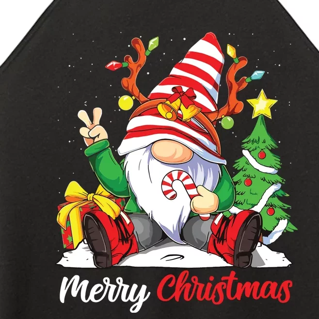 Merry Christmas Gnome Family Christmas Shirts For Women Women’s Perfect Tri Rocker Tank