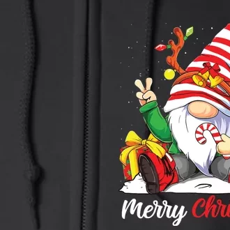 Merry Christmas Gnome Family Christmas Shirts For Women Full Zip Hoodie