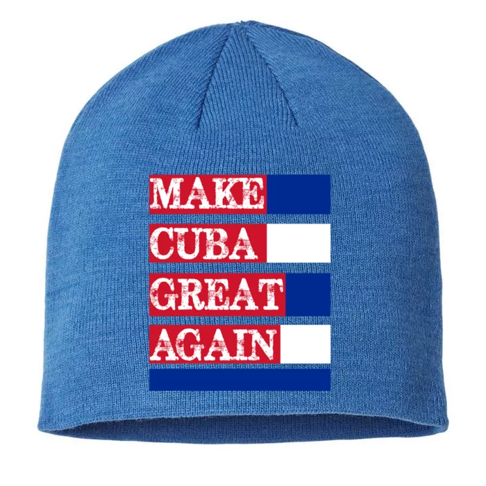 Make Cuba Great Again Cuban Flag Gift 8 1/2in Sustainable Knit Beanie