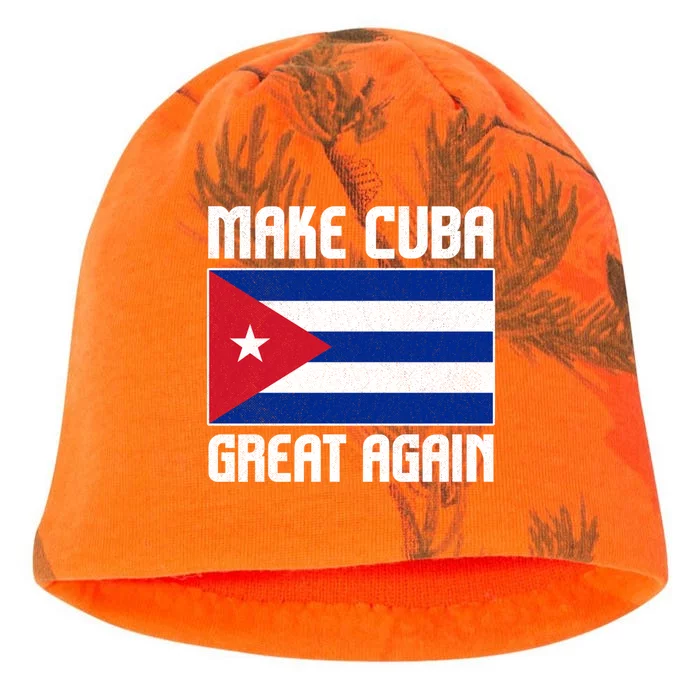 Make Cuba Great Again Cuban Flag Gift Kati - Camo Knit Beanie