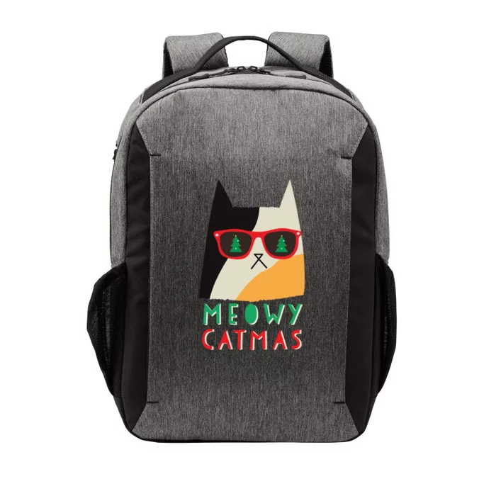 Meowy Catmas Great Gift Vector Backpack