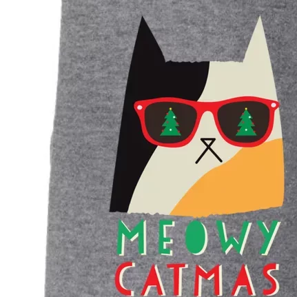 Meowy Catmas Great Gift Doggie 3-End Fleece Hoodie