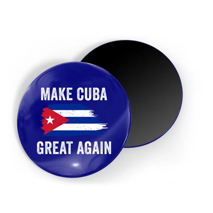 Make Cuba Great Again Cuban Flag Vintage Gift Magnet