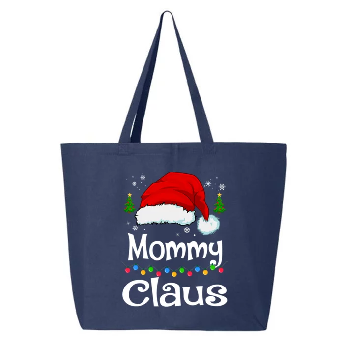 Mommy Claus Gift Christmas Pajama Family Matching Xmas Meaningful Gift 25L Jumbo Tote