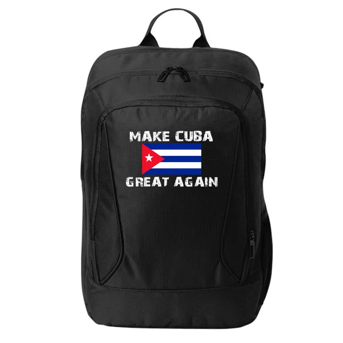 Make Cuba Great Again Flag Gift City Backpack