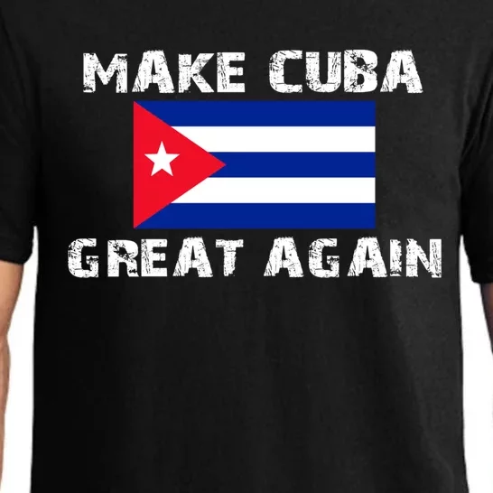 Make Cuba Great Again Flag Gift Pajama Set