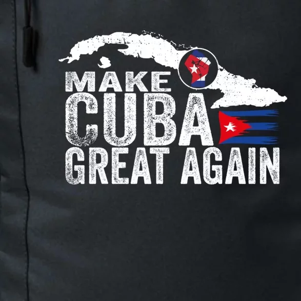 Make Cuba Great Again Free Sos Cuba Cuban Flag Funny Gift Daily Commute Backpack