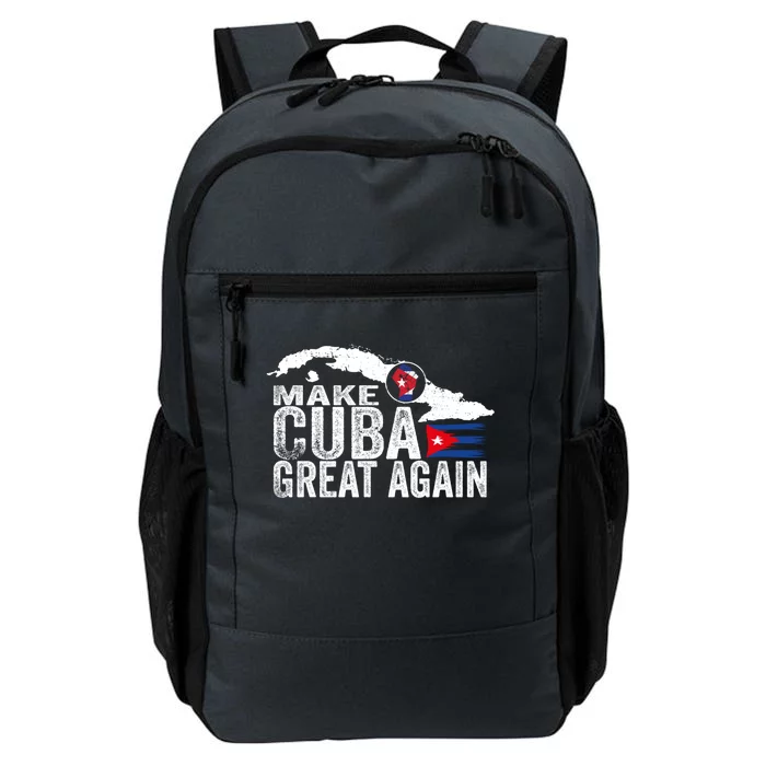 Make Cuba Great Again Free Sos Cuba Cuban Flag Funny Gift Daily Commute Backpack