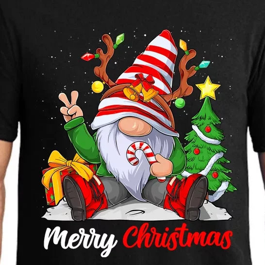 Merry Christmas Gnome Family Christmass For Pajama Set