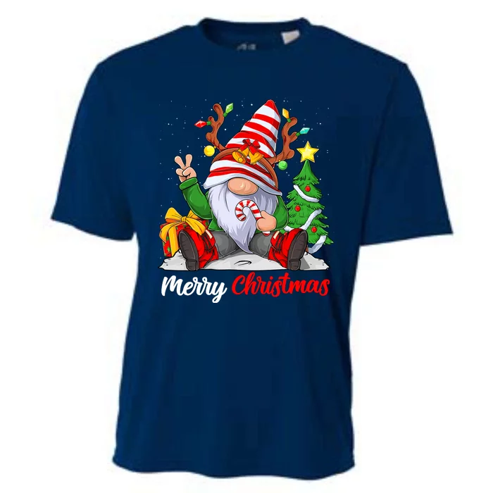 Merry Christmas Gnome Family Christmass For Cooling Performance Crew T-Shirt