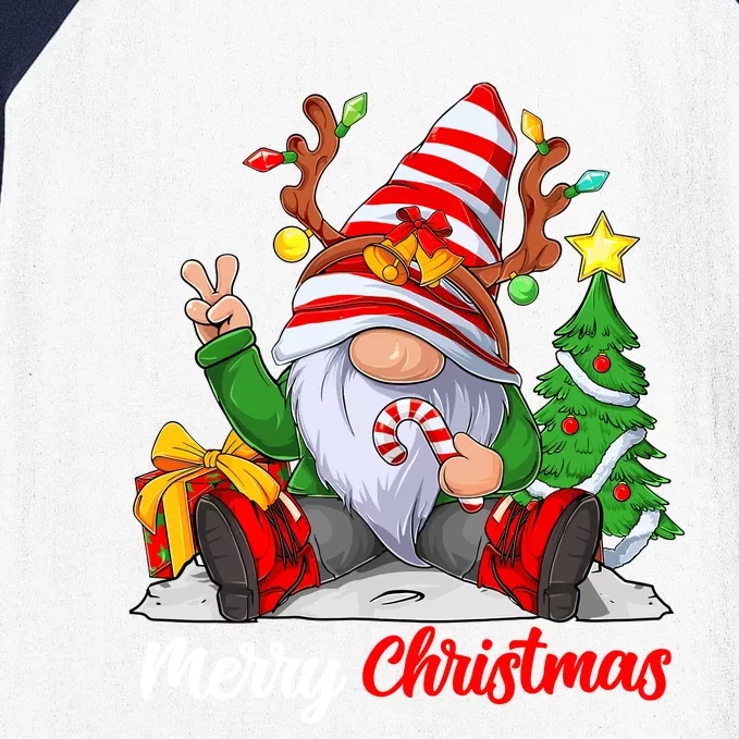 Merry Christmas Gnome Family Christmass For Baseball Sleeve Shirt