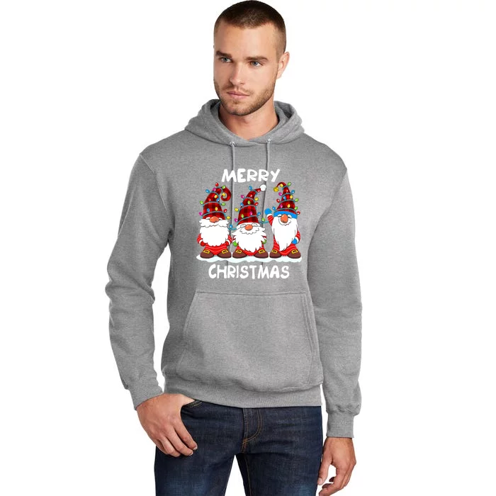 Merry Christmas Gnomes Lover Xmas Funny Santa Xmas Holiday Tall Hoodie