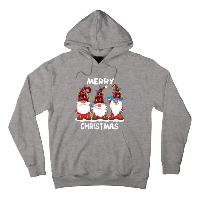 Merry Christmas Gnomes Lover Xmas Funny Santa Xmas Holiday Tall Hoodie