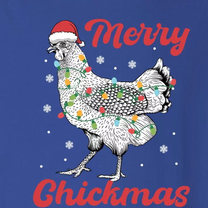 Merry Chickmas Gift Toddler Long Sleeve Shirt