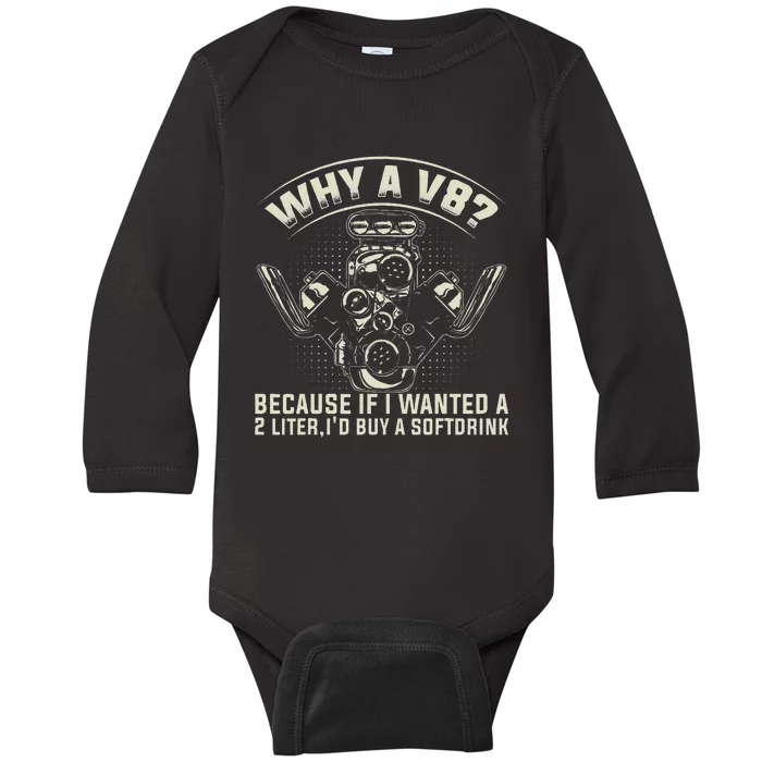 Mechanic Car Guy Car Tuning Muscle Car Baby Long Sleeve Bodysuit